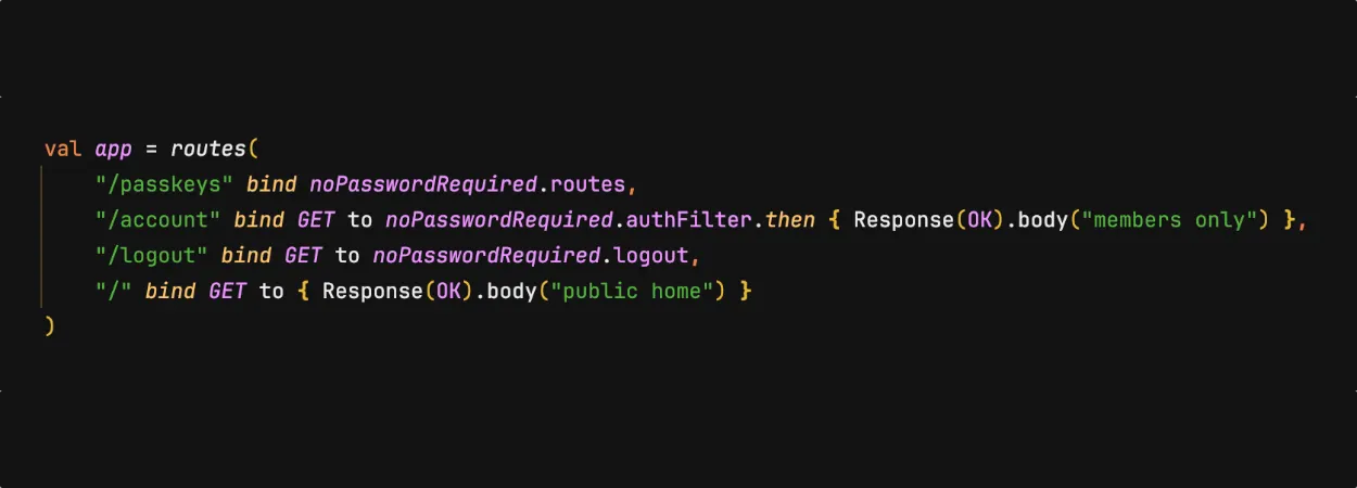 Mount the passkey routes